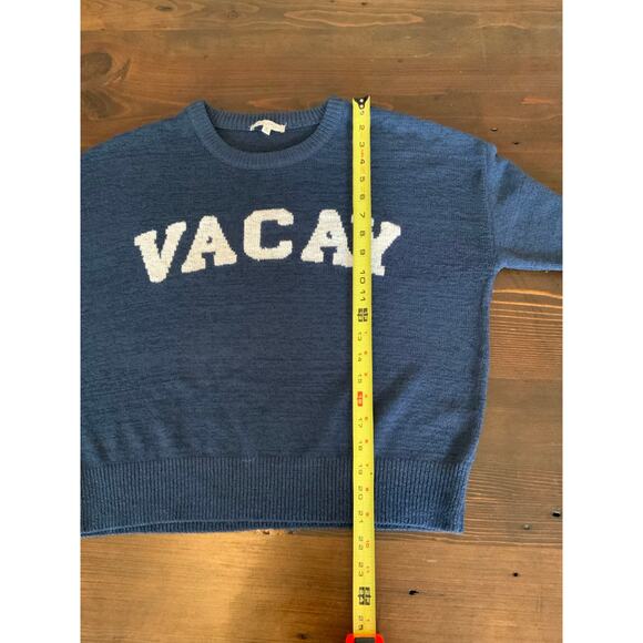 Z Supply VACAY Navy Sweater Size medium - Picture 6 of 6